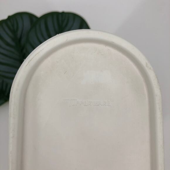 Vintage Tupperware White Snap Lid 9 3/4 Cups Module Mate 1614-21 Food Container - Picture 4 of 9